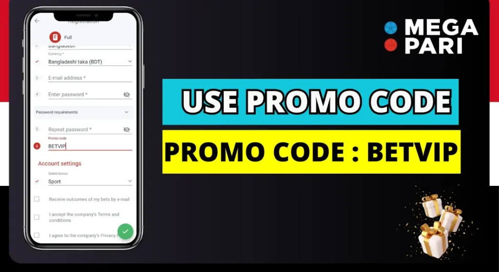 Megapari promo code